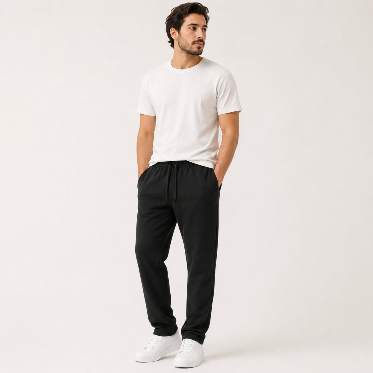 Men's Basic Summers Essential Cotton Jersey Trousers