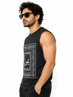 Men's Bandana Graphic Sleeveless Tank Top