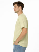 Men's Signature Emb. Round Neck Tee Shirt - Thistle Green