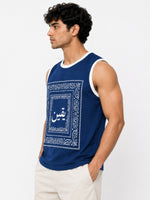 Men's Bandana Graphic Sleeveless Tank Top