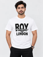 ROL SIGNATURE PRINTED WHITE TEE SHIRT