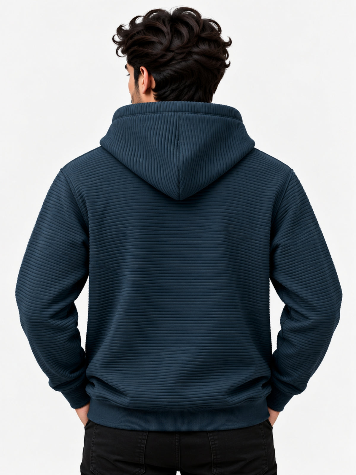 Men's "Sunset Chaser" Printed Fleece Hoodie