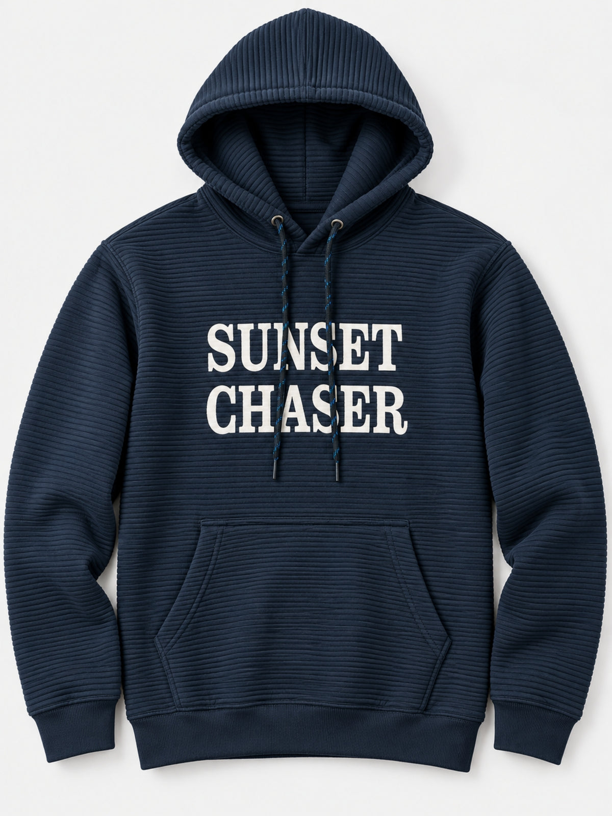 Men's "Sunset Chaser" Printed Fleece Hoodie