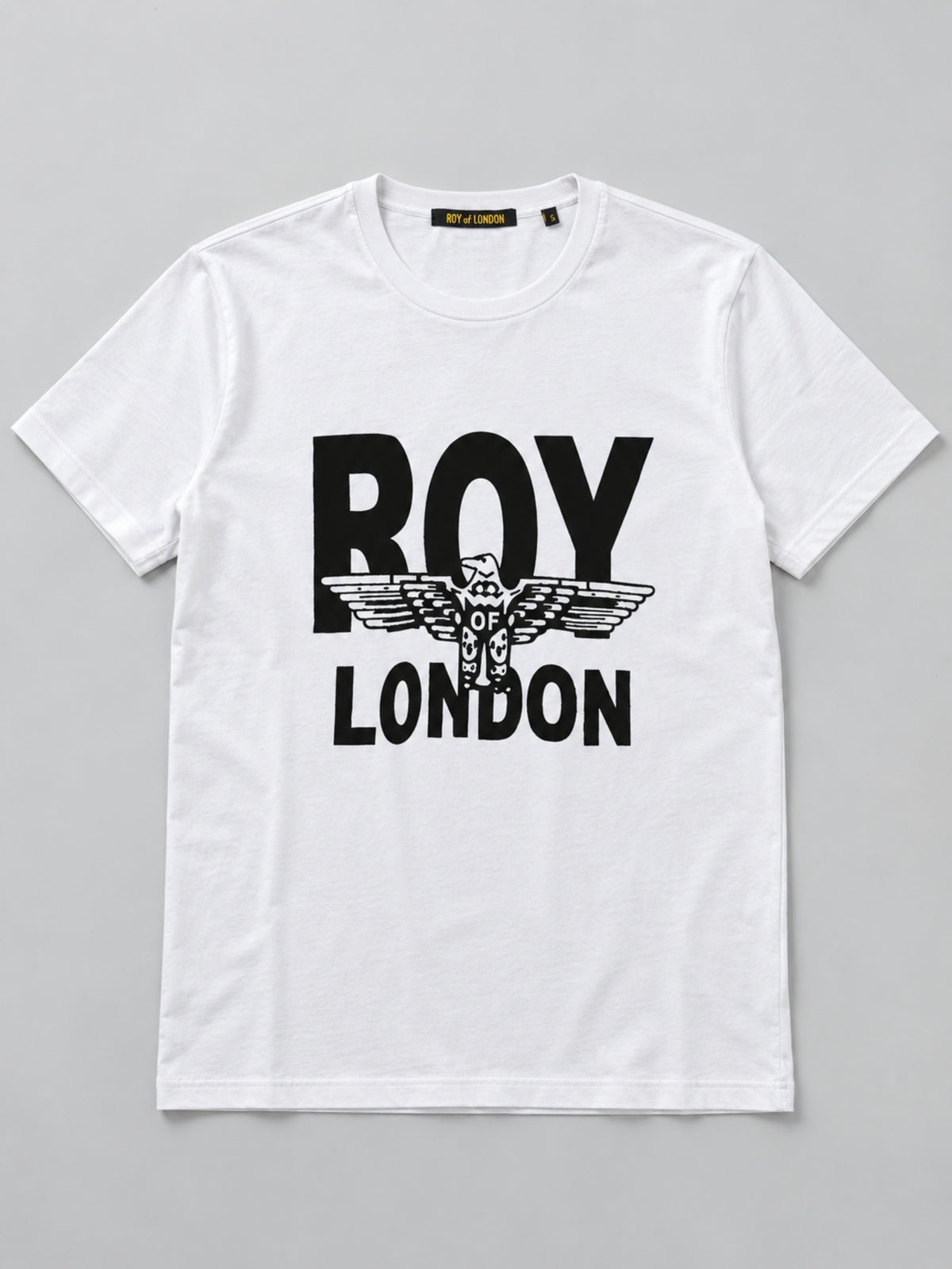 ROL SIGNATURE PRINTED WHITE TEE SHIRT