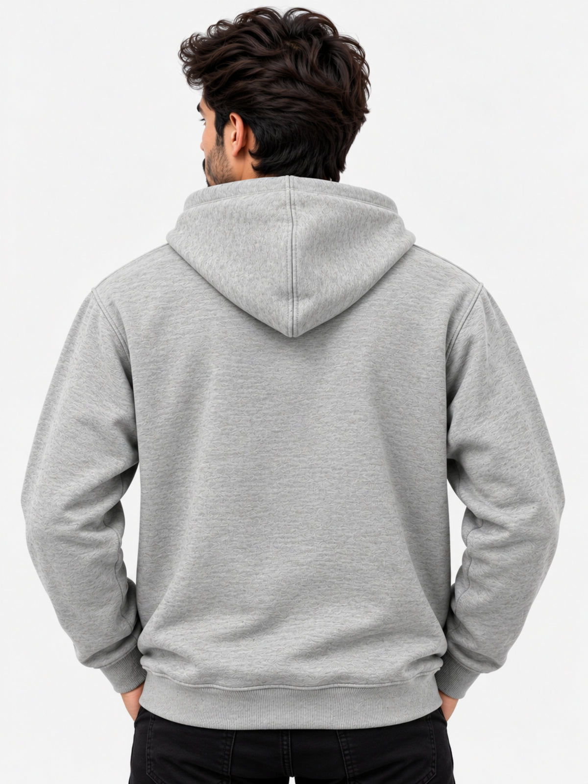 Men's "Sunset Chaser" Printed Fleece Hoodie