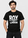 ROL Signature Printed Black Tee Shirt