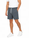 Men’s Classic Casual Two Quarter Shorts – Charcoal Blue