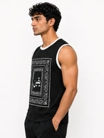 Men's Bandana Graphic Sleeveless Tank Top