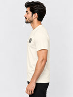 Men's Signature Emb. Round Neck Tee Shirt - Skin