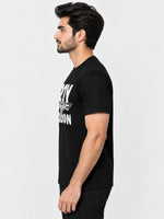 ROL Signature Printed Black Tee Shirt