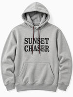 Men's "Sunset Chaser" Printed Fleece Hoodie