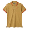 Men's Tipping Collar Classy Polo Shirt - Mustard