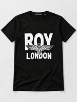 ROL Signature Printed Black Tee Shirt