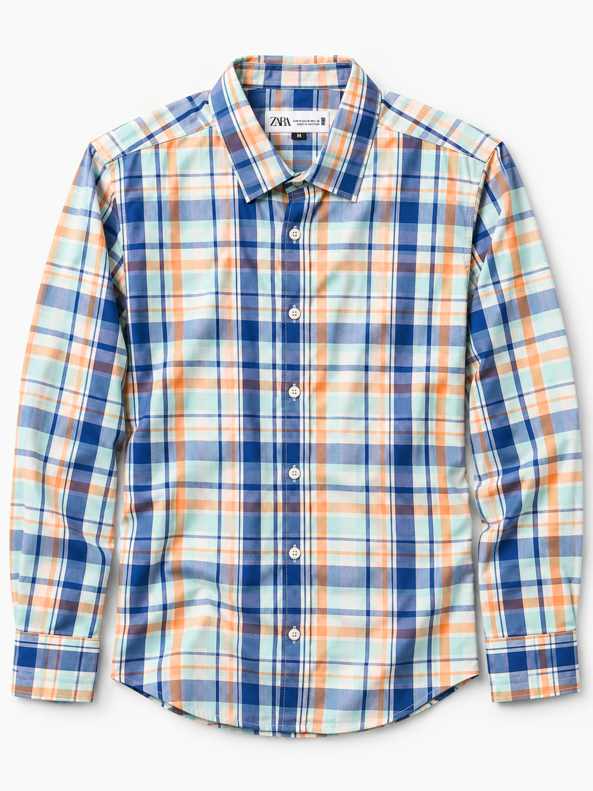 Men's Multicolor Checkered Full Sleeves Casual Shirt