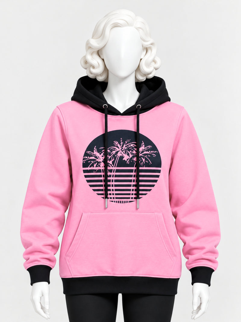 Women's Tropical Graphic Interlock Hoodie