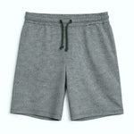 Men's Geometrical Pattern Zipper Pocket Two Quarter Shorts - Gunsmoke