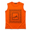 Men's Bandana Graphic Sleeveless Tank Top - Orange