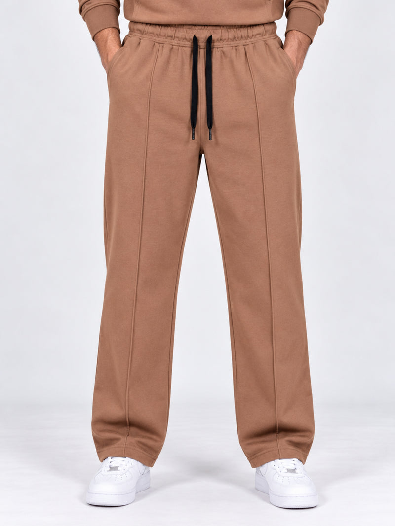 Men's Interlock Center Seam Open Bottom Trousers