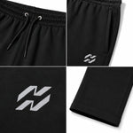Men’s Everyday Comfort Terry Summer Trousers – Black
