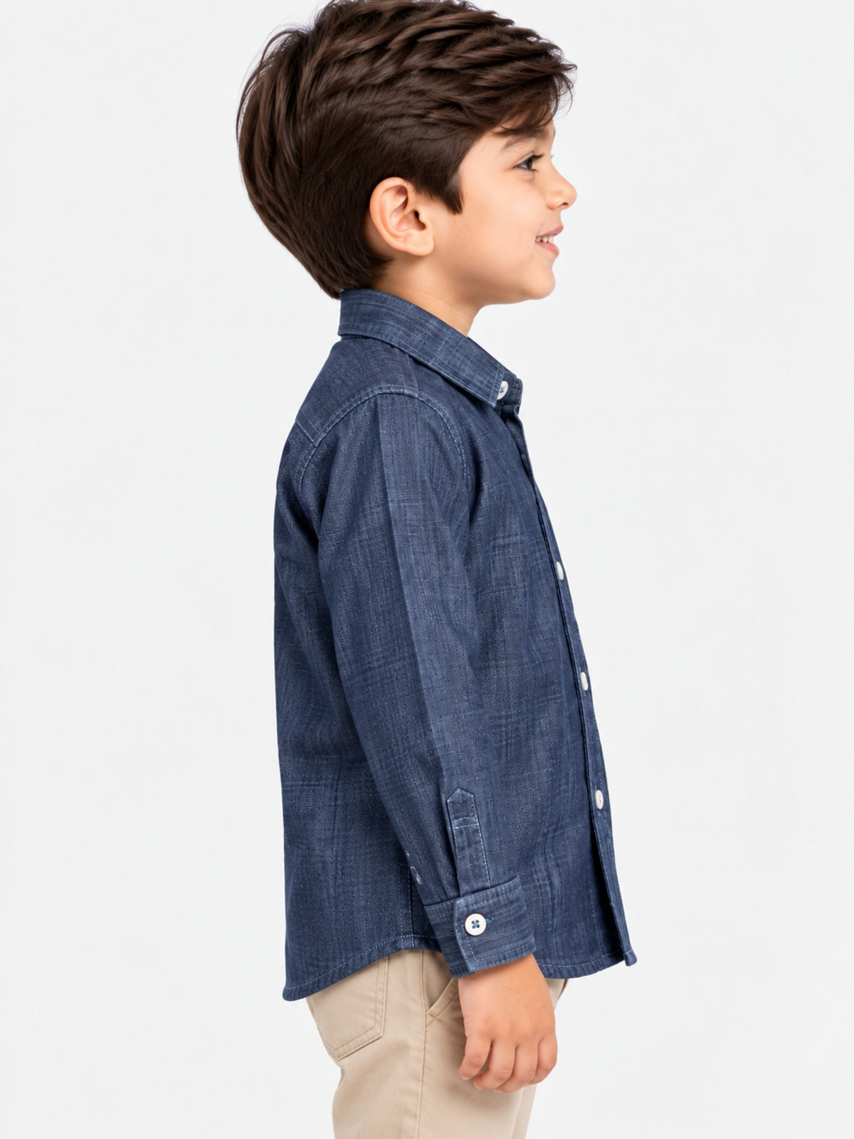 Boy's Classy Full Sleeves Winters Casual Shirt