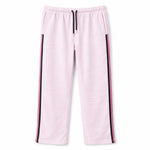 HG Women’s Relaxed Fit Terry Straight Trousers with Side Tape - Light Purple