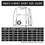 HG Men's Yarn Dyed Stripper Fleece Sweat Shirt - Textured Gray