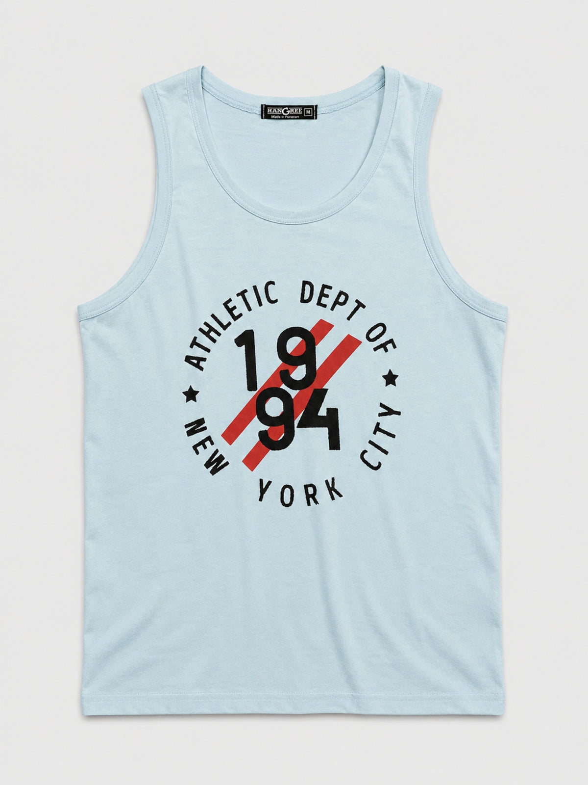 HG "NEW YORK CITY" Printed ActiveFit Sleeveless Vest - Sky