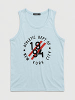 HG "NEW YORK CITY" Printed ActiveFit Sleeveless Vest - Sky