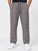 Men Casual Check Trouser - Multi Lining