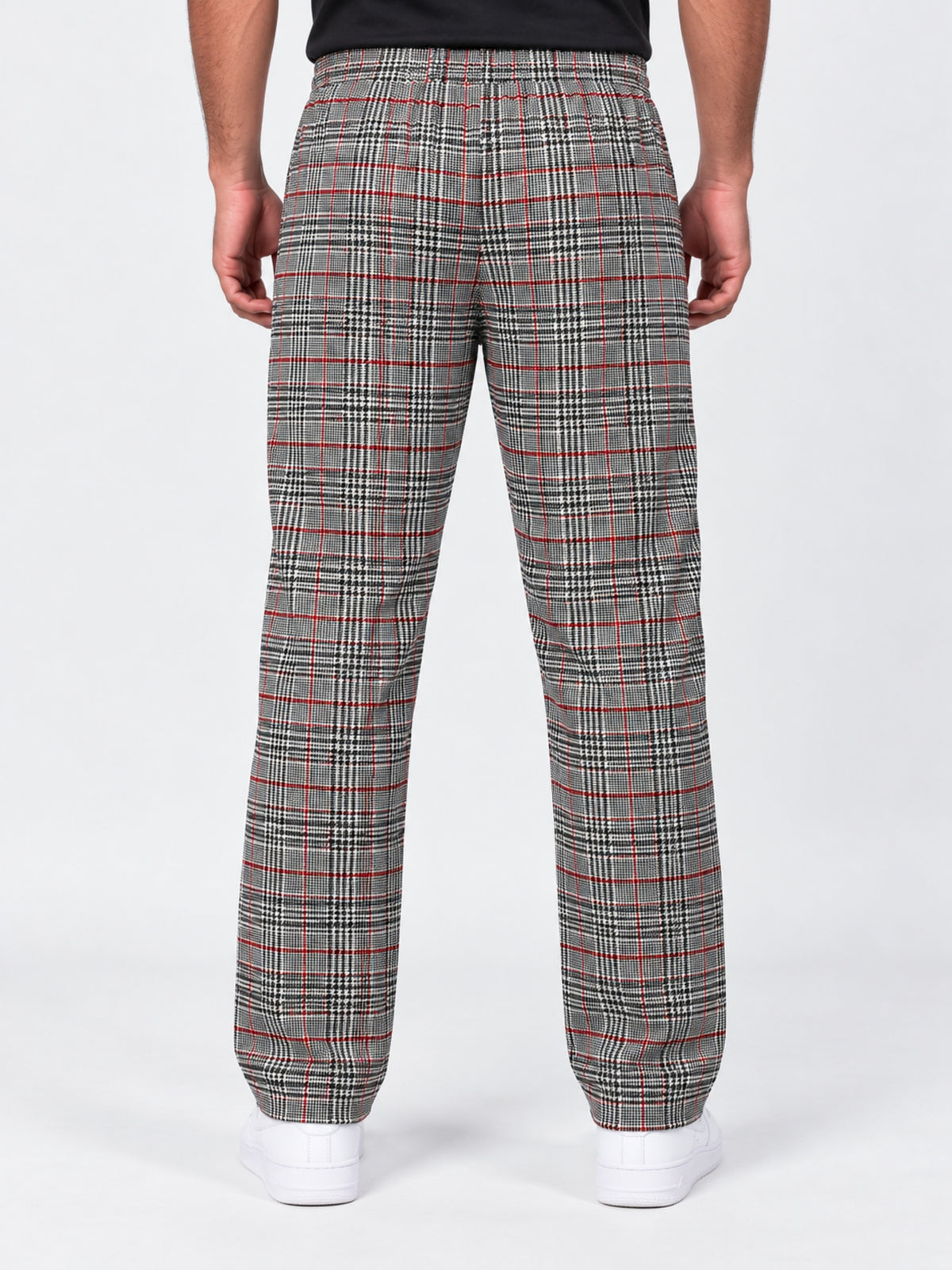 Men Casual Check Trouser - Multi Lining