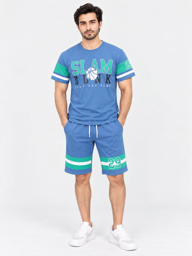 Cool & Stylish Printed Cotton Summers Tracksuit For Men's