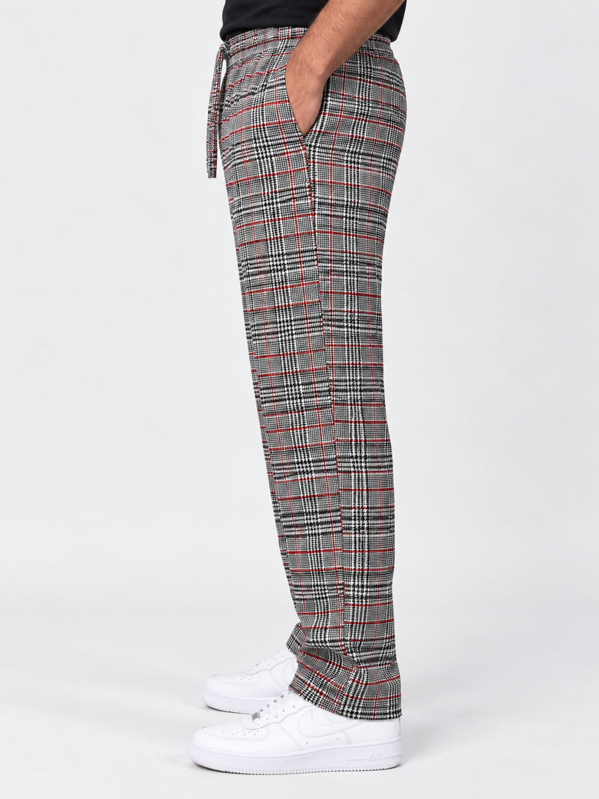 Men Casual Check Trouser - Multi Lining