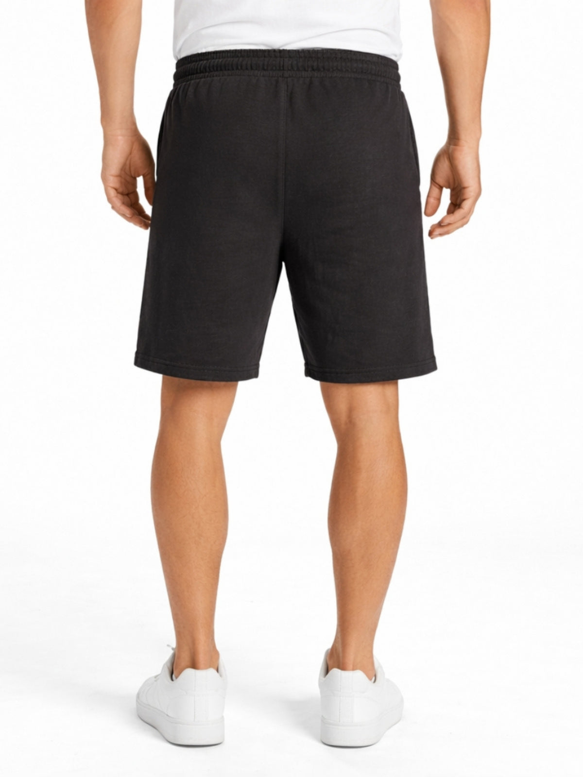 Men’s Classic Casual Two Quarter Shorts – Brown Black