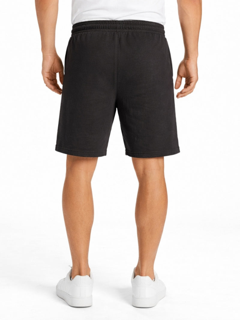 Men’s Classic Casual Two Quarter Shorts – Brown Black