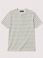 Men Henley Tee Shirt - Striper