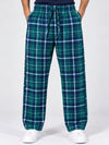 Men Casual Check Trouser - Green