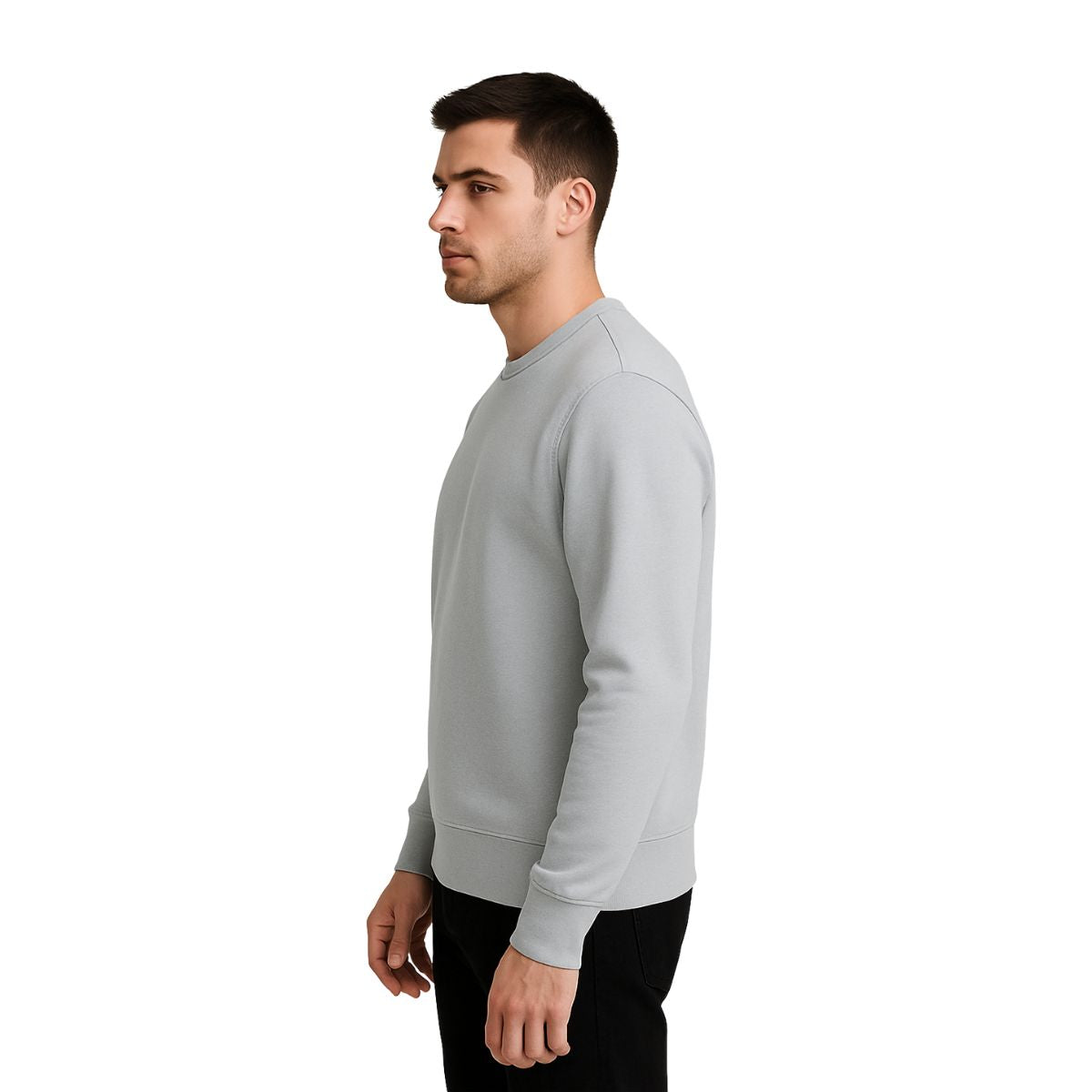 HG Basic Sweat Shirt - Light Gray