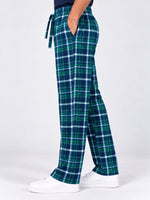 Men Casual Check Trouser - Green