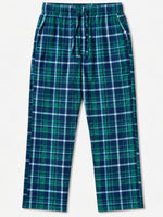Men Casual Check Trouser - Green