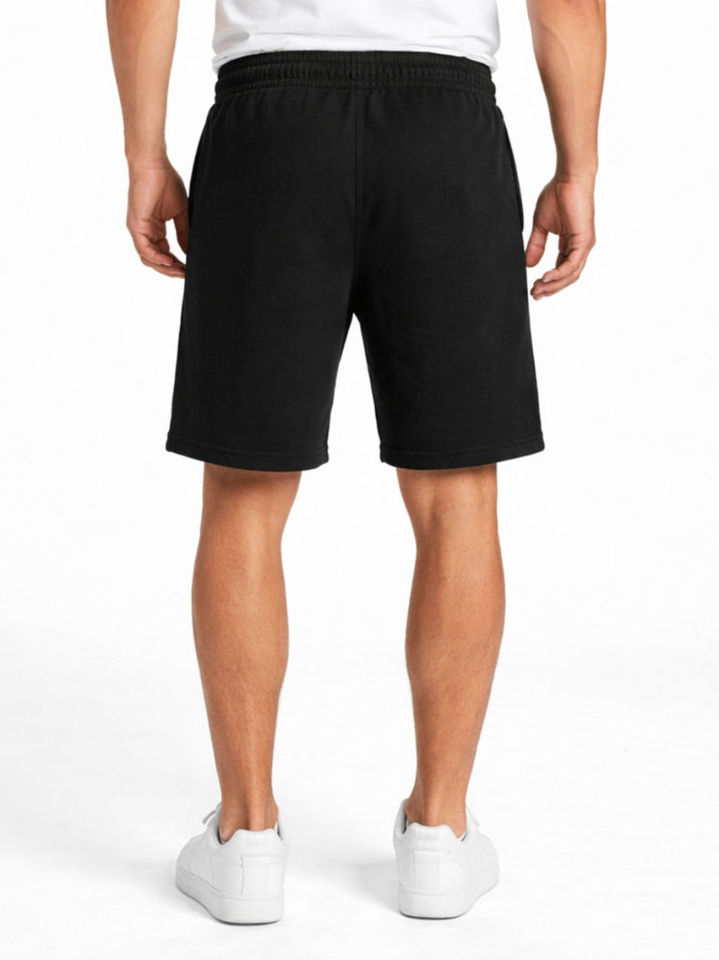 Men’s Classic Casual Two Quarter Shorts – Black