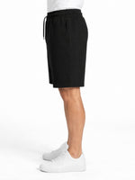 Men’s Classic Casual Two Quarter Shorts – Black