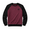 HG Signature Raglan Fleece Sweat Shirt - Maroon
