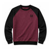 HG Raglan Fleece Sweat Shirt - Maroon  (Minor Fault)