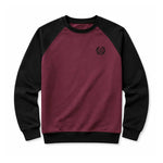 HG Raglan Fleece Sweat Shirt - Maroon  (Minor Fault)
