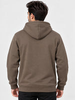 Men’s Plain Fleece Zip-Up Hoodie