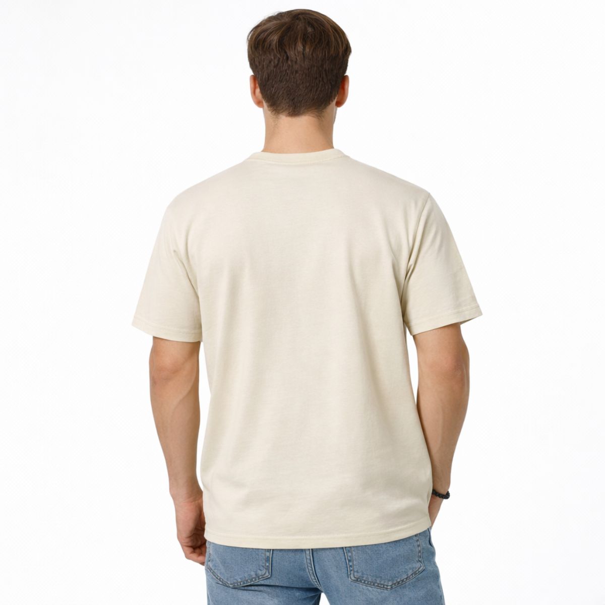 Men's Signature Emb. Henley Tee Shirt - Skin