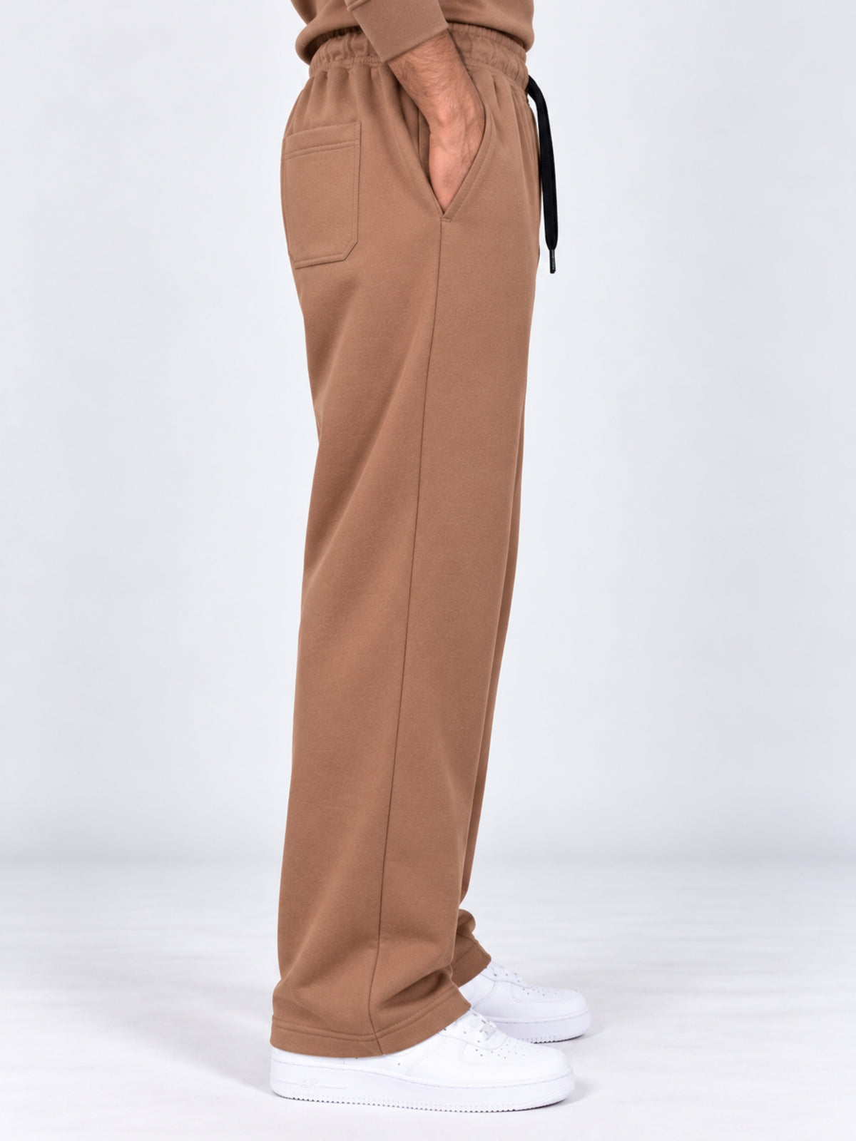 Men's Interlock Center Seam Open Bottom Trousers