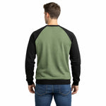 HG Signature Raglan Fleece Sweat Shirt - Hazel Green