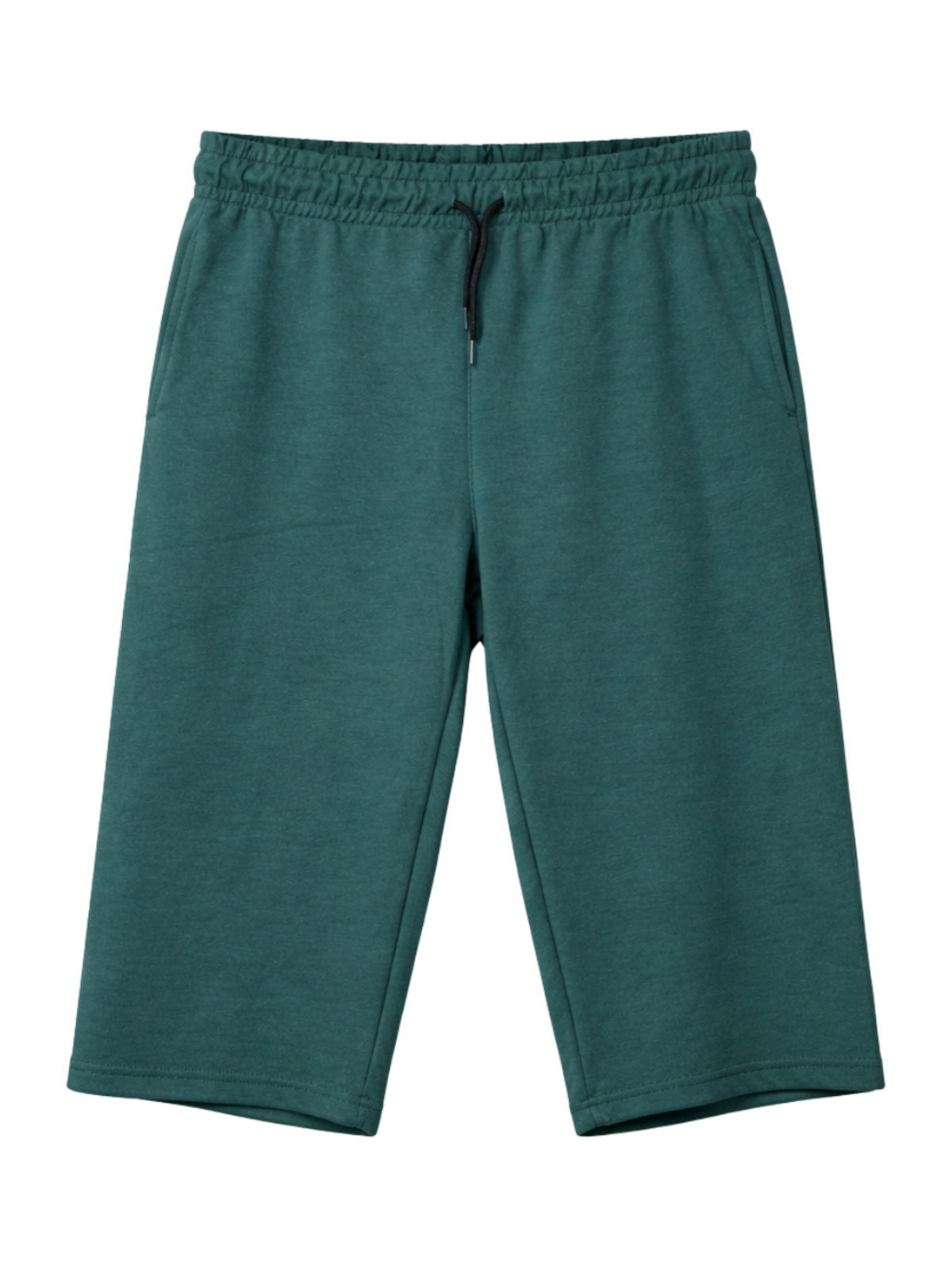 Men's Basic Summer Essential 3 Quarter Shorts - Forest Green