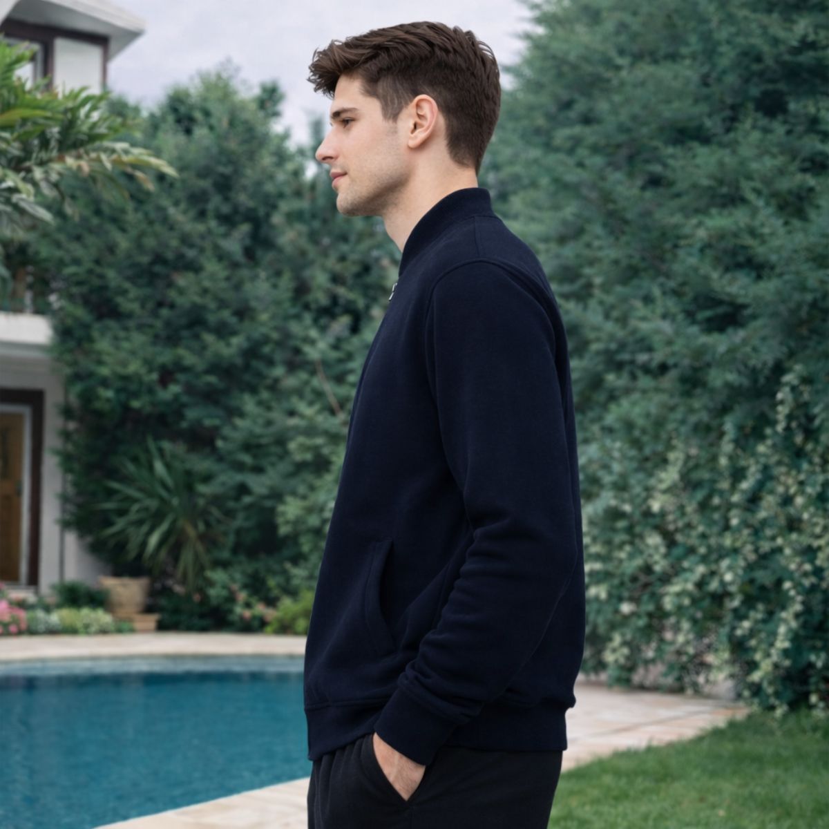 HG Classic Fleece Zipper Jacket - Extreme Navy